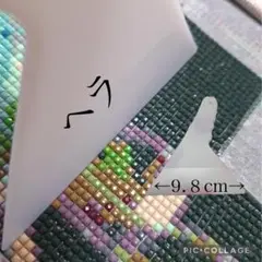 ➏ダイヤモンドアート用ヘラ♡白1