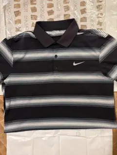 【ほぼ新品】Nike Golf ストライプ ポロシャツ メンズ