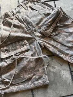 ZARA カモフラージュ柄 カーゴパンツ 深瀬モデル