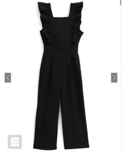 GRL バックリボンショルダーフリルオールインワン[dk1188]