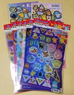 ポケモン キラッとシールなど 8枚セット