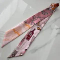 【美品】エルメスHERMESツイリー ショール ピンク大調教術リボン鑑定済! 2025年最新】hermes ツイリー ピンクの人気アイテム - メルカリ