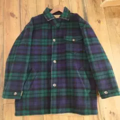 90年代 ポロラルフローレン　リバーシブルハーフコート　ブラックウォッチ