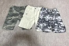 90cmハーフズボン3着まとめ売り
