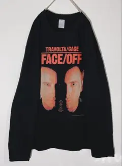 映画 フェイス・オフ 長袖Tシャツ ロンT ジョン・トラボルタ ニコラス・ケイジ