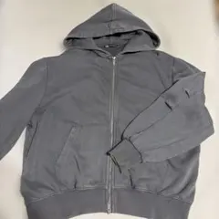 ZARA ジップアップパーカー グレー