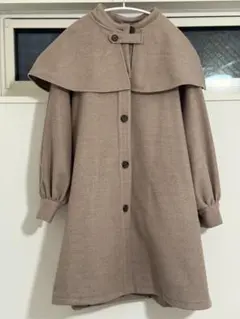 CIAOPANIC ベージュ ケープスタイル ウールコート