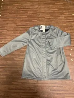 ⭐︎新品未使用⭐︎ グレー ジャケット　アウター　クルーネック　フリース