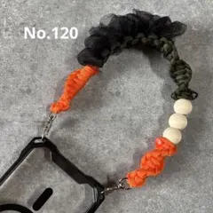 パラコード　ハンドストラップ　スマホストラップ　ハンドメイド　No.120