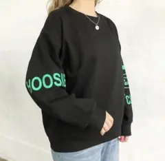 新品タグ付き　SHEENA トレーナー　ロンT 長袖トップス　袖ロゴ
