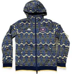 新品【Kappa　カッパ】ジップ　フードパーカー・ S　サイズ 紺・濃い灰・黄色