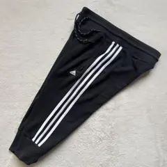 adidas アディダス M スウェットパンツ 七分丈 黒ブラック 白ホワイト