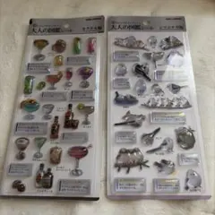 3D 大人の図鑑シール　カクテル編　シマエナガ編