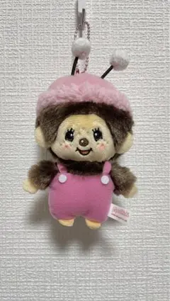 モンチッチ 虫さんマスコット　マスコットキーホルダー 【ピンク】