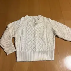 ROPE PICNIC ケーブルニットセーター 38 アイボリー