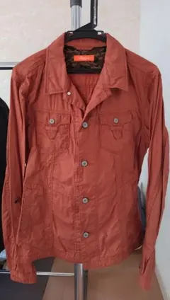 ハイダウェイ オレンジ シャツジャケット 50 ニコル