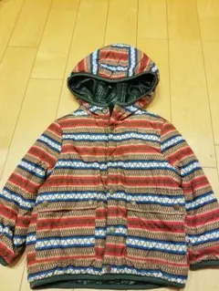 グローバルワーク　リバーシブル　ダウンジャケット