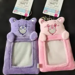 ダイソー　ケアベア　CareBear　トレカケース　新品未使用　紫ピンク