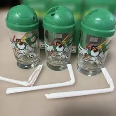 新品 希少 昭和 レトロ ヴェルディ川崎 コカコーラ オレオレグラス 4点