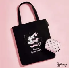 スイート3月号付録JILLSTUARTミッキー＆ミニー トートとポーチ2点セット