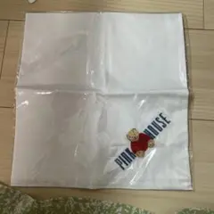 ピンクマウス刺繍タオル