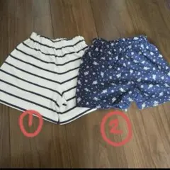 ルームパンツ 3枚 ショートパンツ ルームウエア（ストライプ・星・花柄）