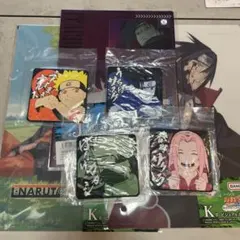 り*な様 ナルト 1番くじセット　コースター　ファイル　ビジュアルボード
