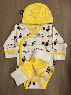 新品　小さめベビー用　reima ムーミン　肌着　帽子　ズボン　3点セット
