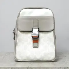 【希少】COACH ボディバッグ シグネチャー キャンバス