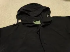 YMCLKY　ナイロン　ミリタリージャケット　オールブラック　黒　フーディー