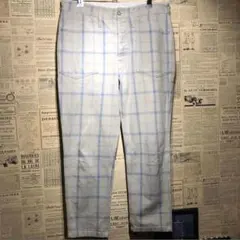 DELUXE デラックス 7分丈チェックパンツ size Sのサムネイル