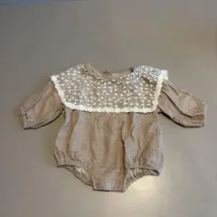 66cm / レース付きロンパース