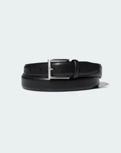 【UNIQLO】イタリアンレザーベルト　黒　L