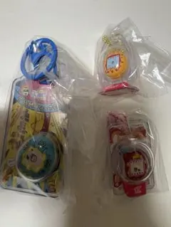 たまごっち カスタムキーリング＆おかしのたまごボーロっちのチャーム2点