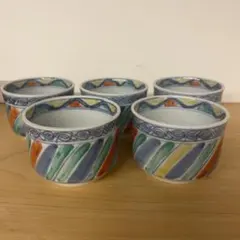 須田菁華作　天啓赤絵　筒形向付　五客　共箱　青華　茶道具 2025年最新】作 須田菁華の人気アイテム - メルカリ