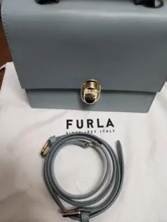 新品未使用FURLA ライトブルー ショルダーバッグ