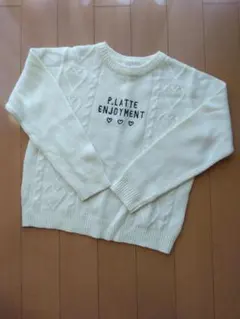 Pink Latte アイボリー セーター S