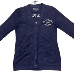 美品 BACK NUMBER ボタンカーディガン レディースL