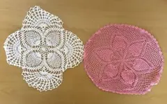 レース編み×２