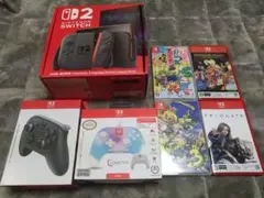 Nintendo Switch 2 本体 プロコン　ソフト4本