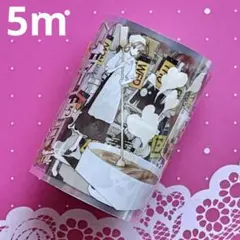 PET 6cm×5m TEA LAB 半端巻き コーヒー 人物 海外マステのサムネイル