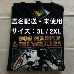 匿名 3L 未使用 ボブ・マーリー 黒 Tシャツ ZION　2XL