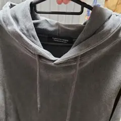 NANO UNIVERSE グレー フード付きパーカー