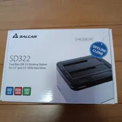 サルカー SSD/HDDクローンスタンド2.5型&3.5型対応 USB3.0接続