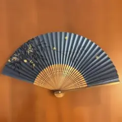 金地 和扇子 ヴィンテージ 舞扇 箱付き 松 鳥 日本舞踊 昭和レトロ
