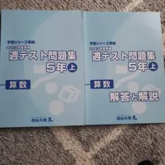 2023年度四谷大塚週テスト問題集5年上