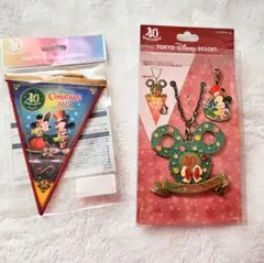 ディズニー　クリスマスチャーム ガーランド