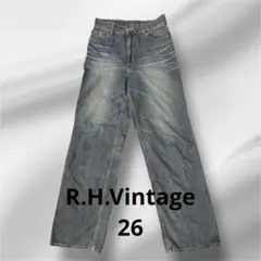 【R.H.Vintage】ライトブルー ストレートデニム　26のサムネイル