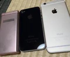 ジャンク品 まとめ売り iPhone6s iPhone4 ガラケー