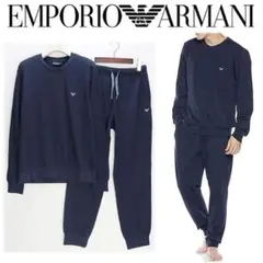 《エンポリオアルマーニ》未使用 イーグル刺繍入 上下セット S(日本S〜M)